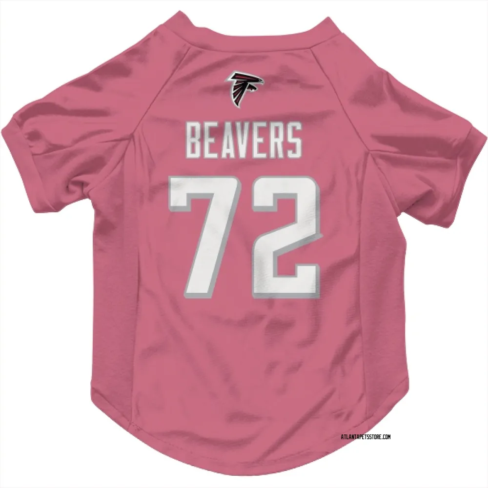 Atlanta Falcons Willie Beavers Pink Pet Jersey for Dog & Cat - Atlanta Store